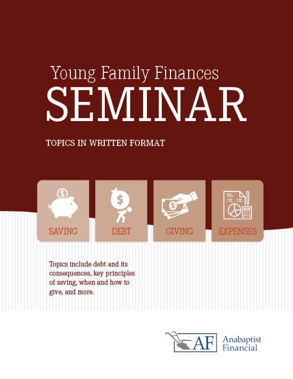 Young Family Finances Seminar Booklet