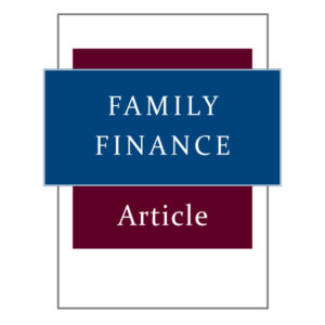 Family Finance article